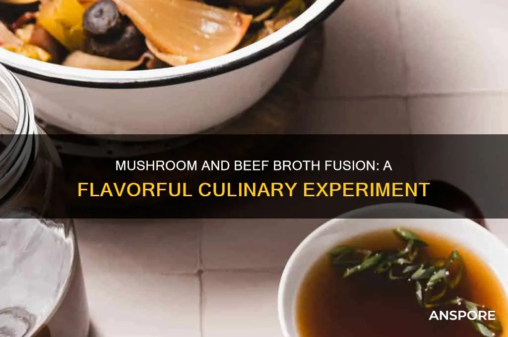 can i put together mushroom and beef broth