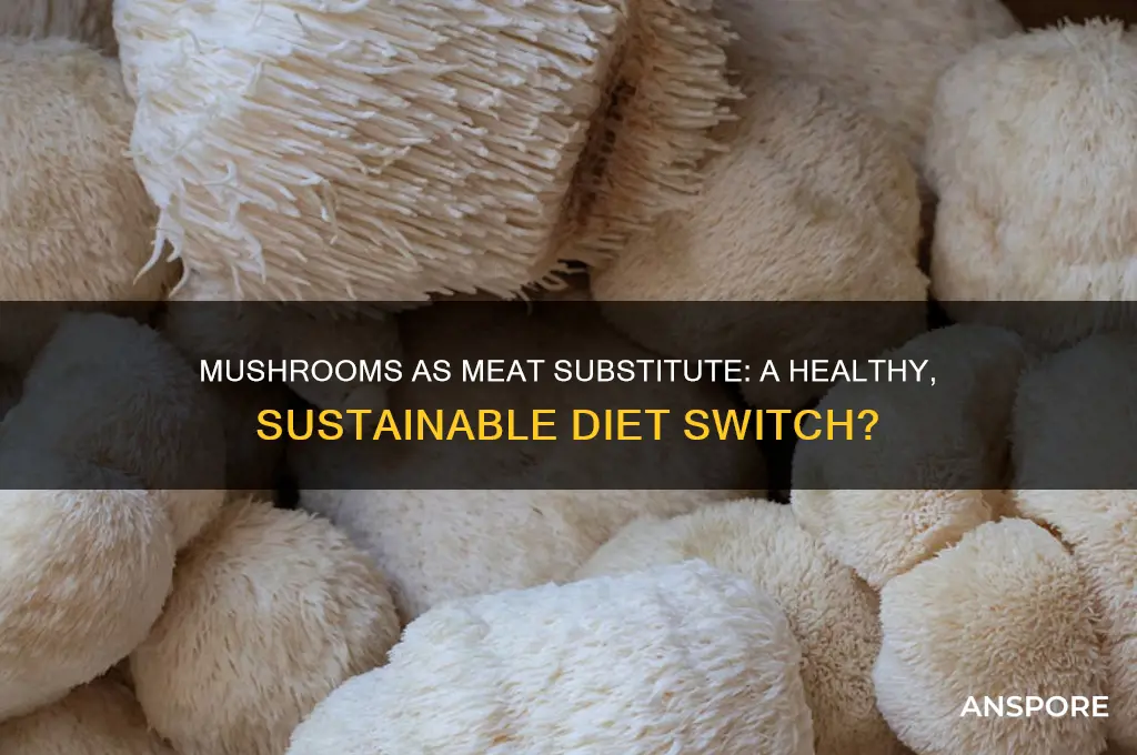 can i replace all my meat with mushrooms