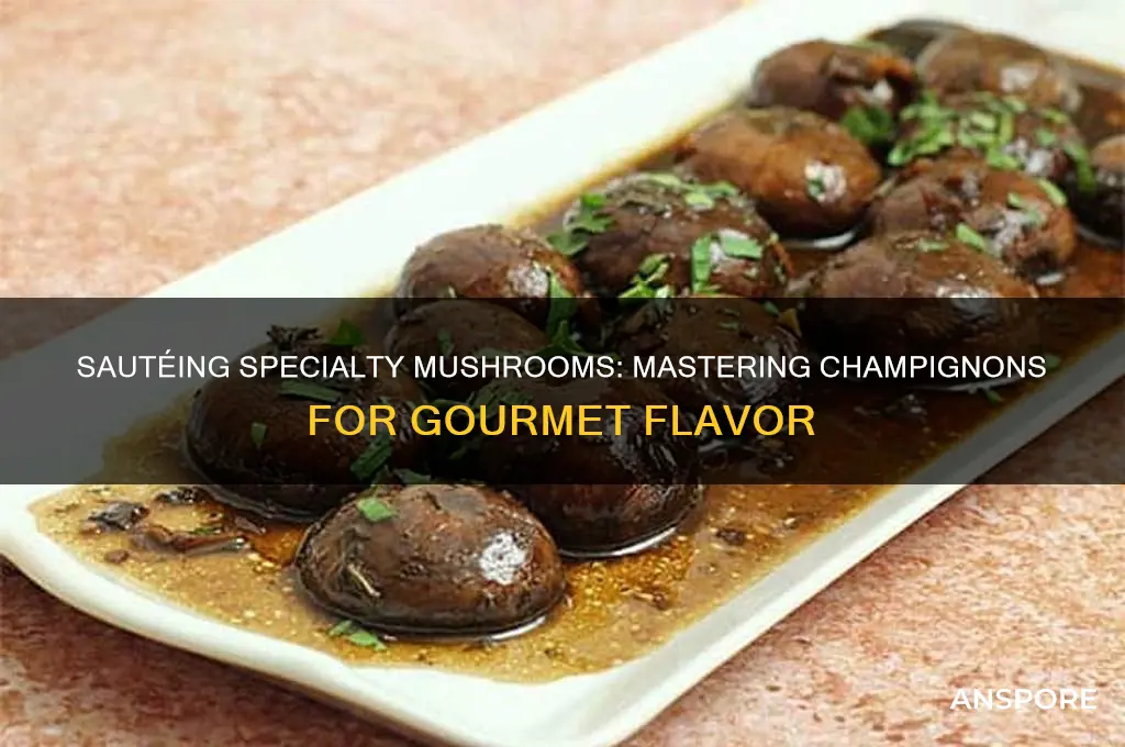 can i sautee specialty mushroom champignons
