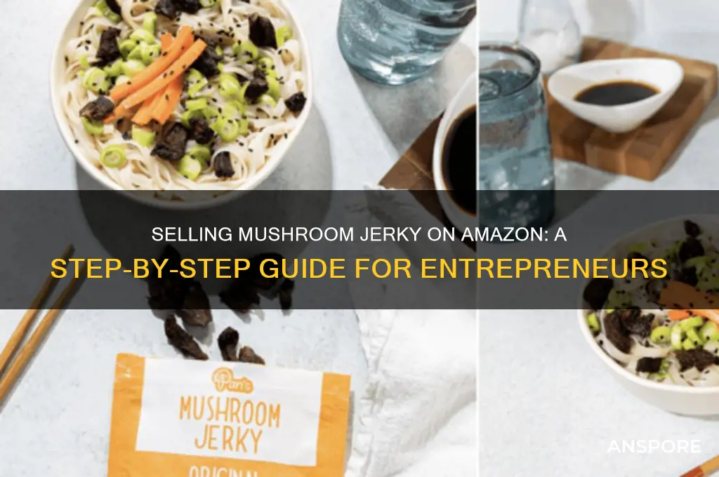 can i sell my own mushroom jerky on amazon