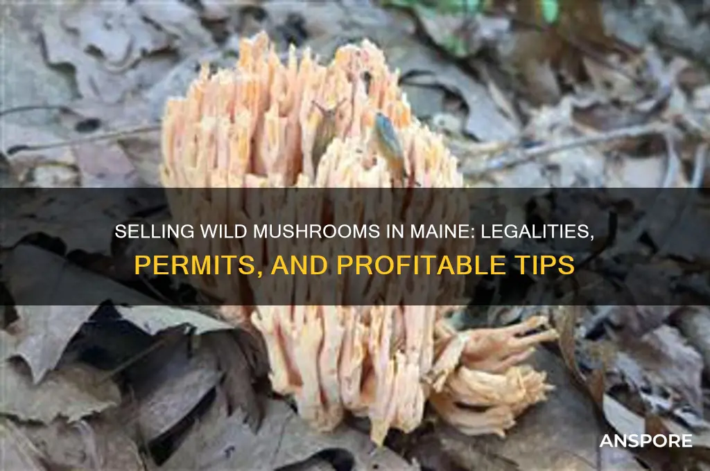 can i sell wild mushrooms in maine