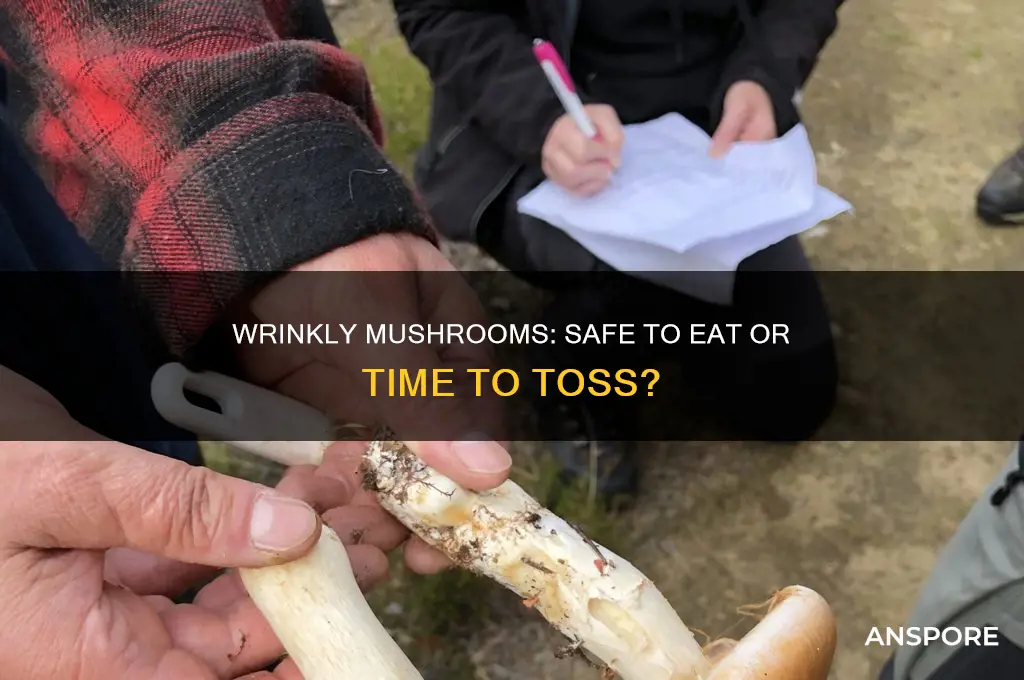 can i still eat my mushrooms if they are wrinkly