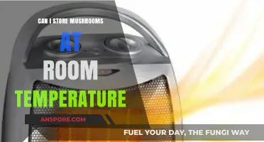 Storing Mushrooms at Room Temperature: Safe Practices and Tips