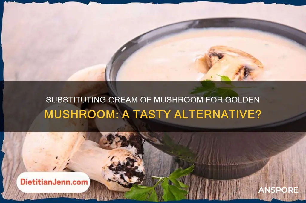 can i substitute cream of mushroom for golden mushroom