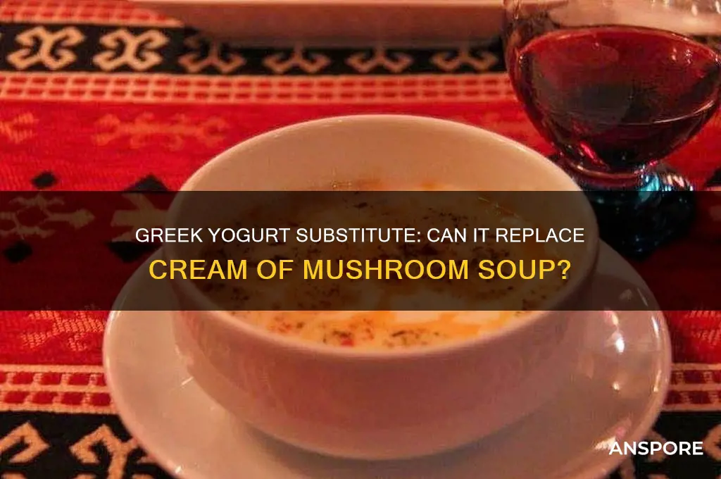 can i substitute greek yogurt for cream of mushroom soup