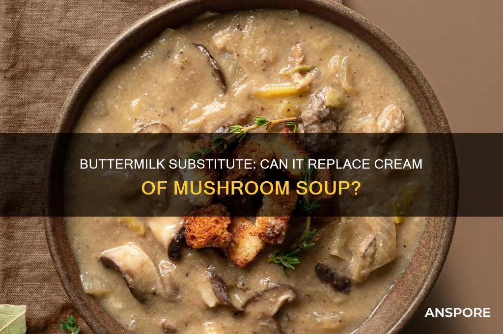 can i use buttermilk instead of cream of mushroom soup