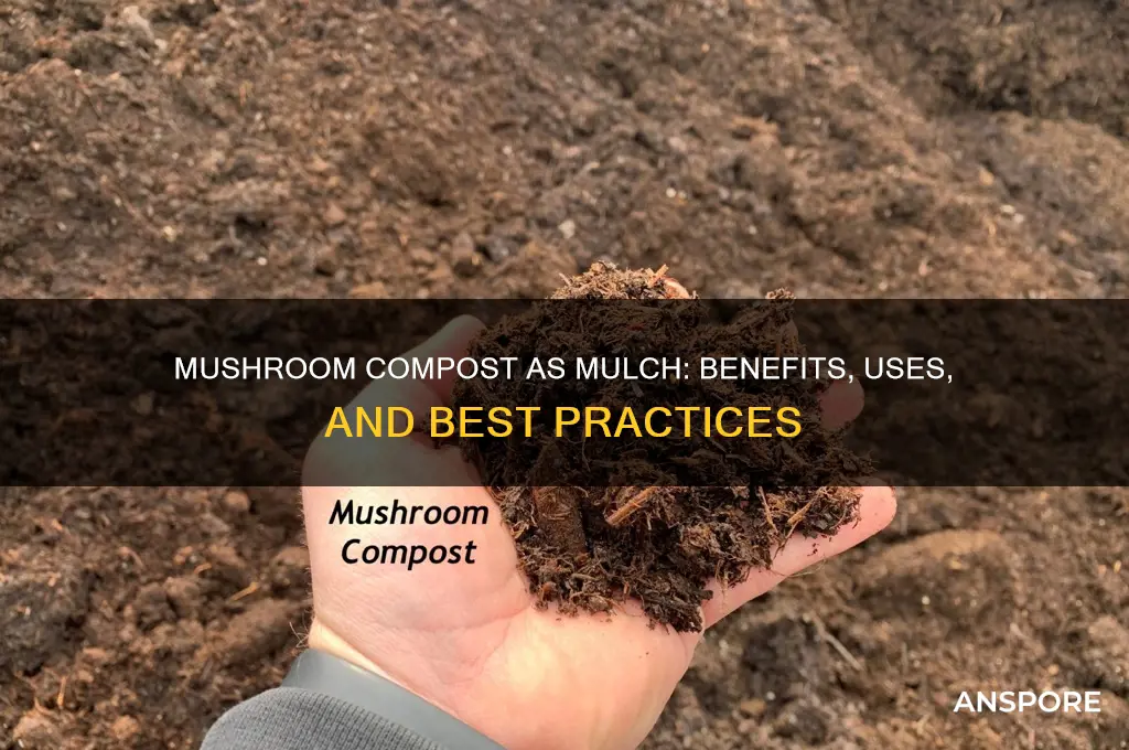 can i use mushroom compost as a mulch