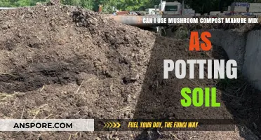 Mushroom Compost Manure Mix: Effective Potting Soil Alternative?
