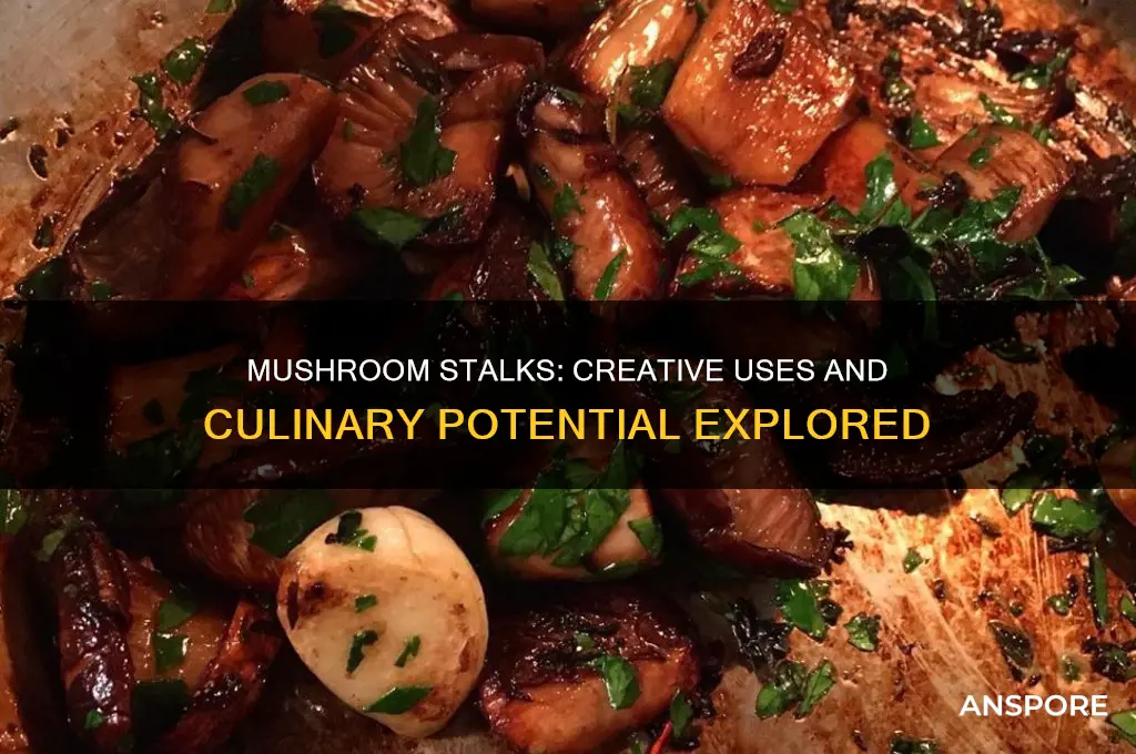 can i use mushroom stalks