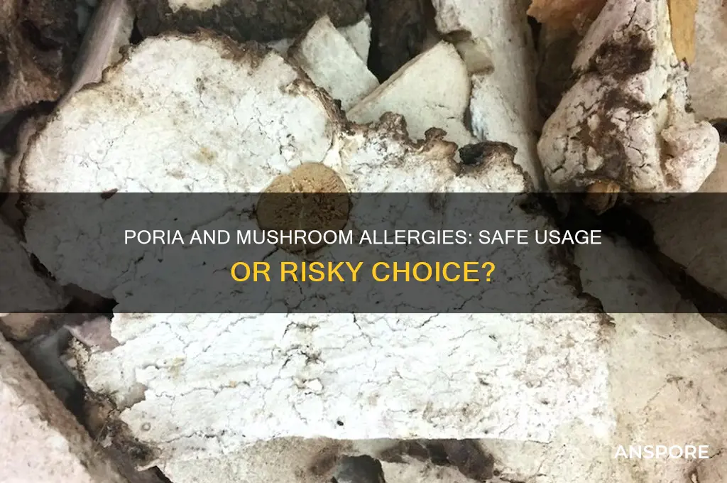 can i use poria if im allergic to mushrooms