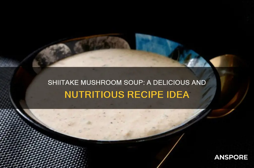 can i use shiitake mushroom for mushroom soup