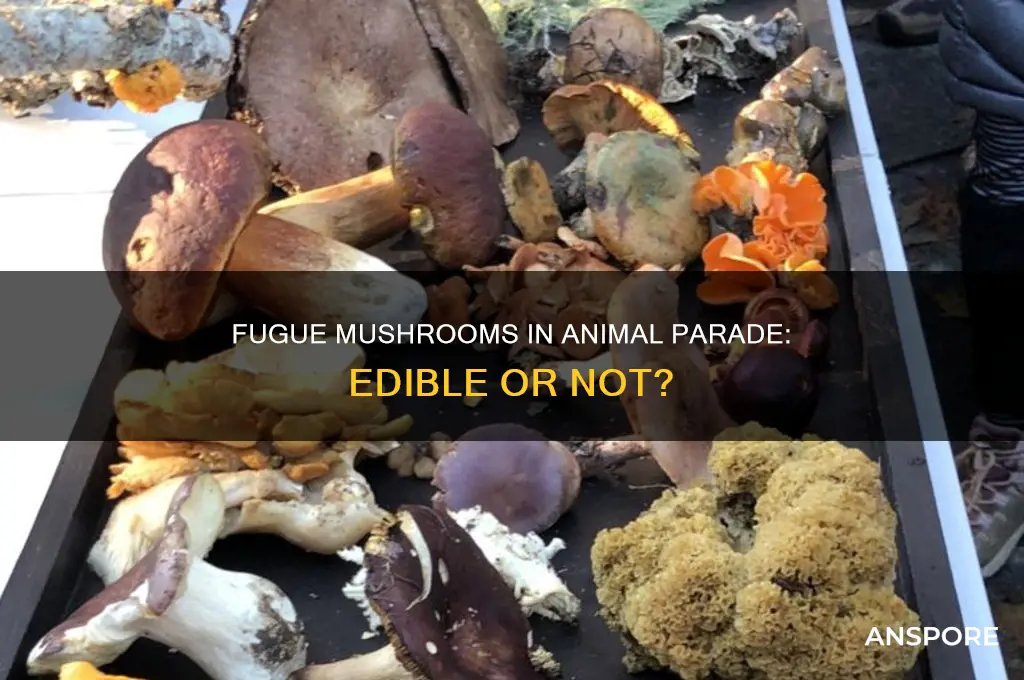 can i use the fugue mushrooms for food animal parade