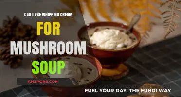 Whipping Cream in Mushroom Soup: A Creamy Substitute or Mistake?