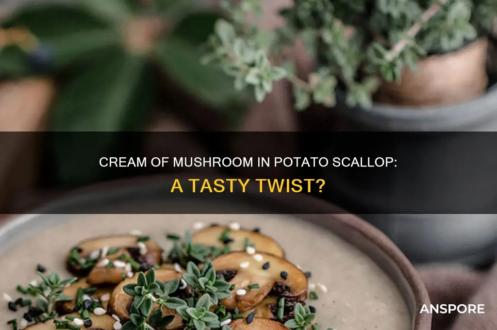 can i used cream of mushroom in potato scallop