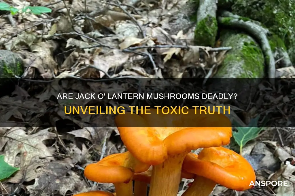 can jack o lantern mushrooms kill you