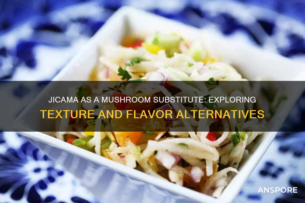 can jicama substitute for mushrooms