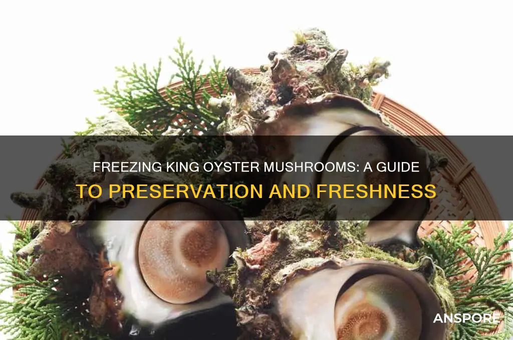 can king oyster mushrooms be frozen