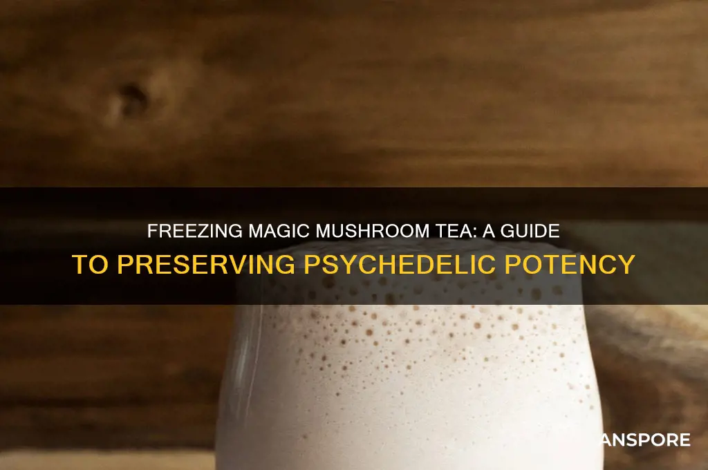 can magic mushroom tea be frozen for later use