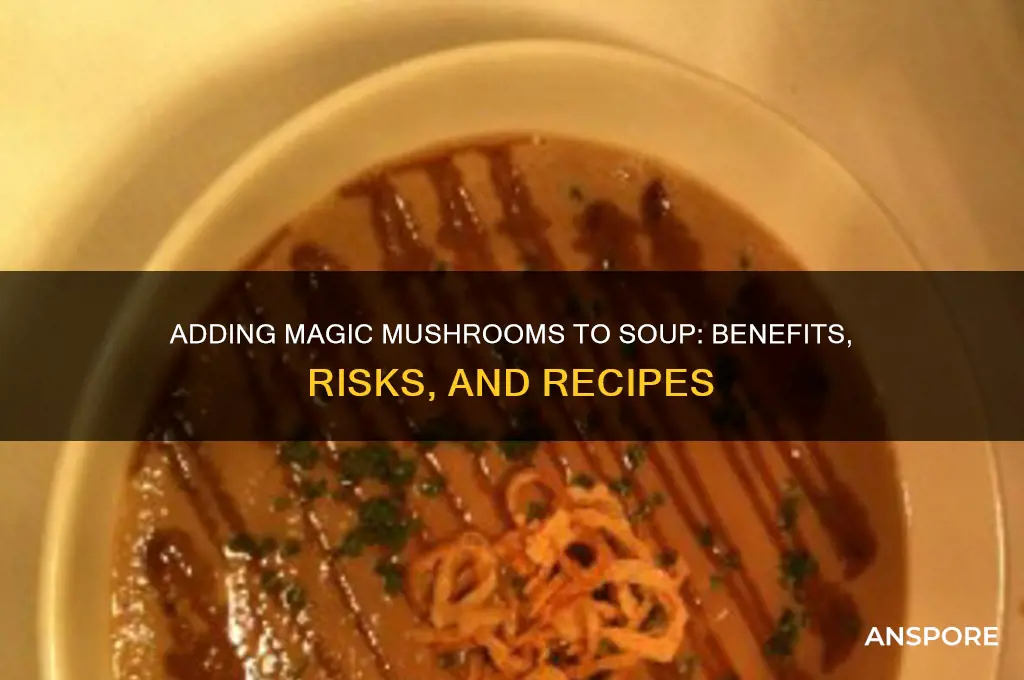 can magic mushrooms be added to soup