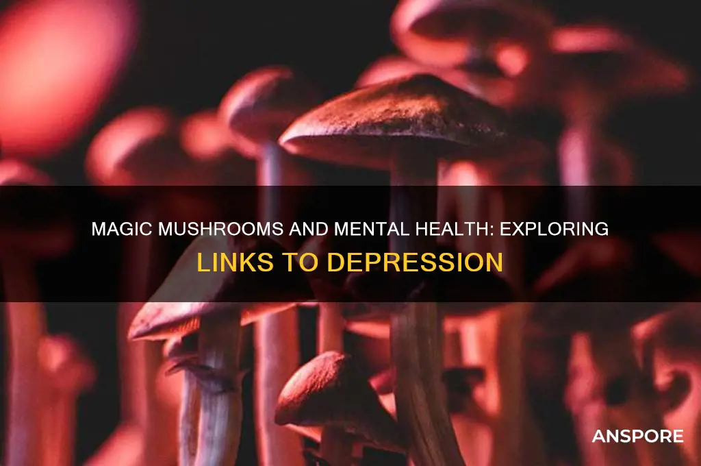 can magic mushrooms cause depression