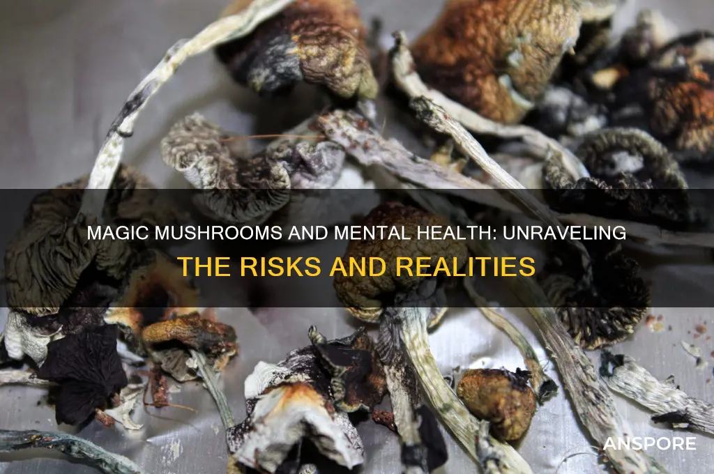 can magic mushrooms cause mental illness