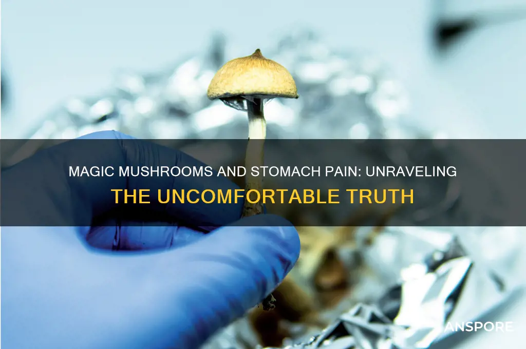 can magic mushrooms cause stomach pain