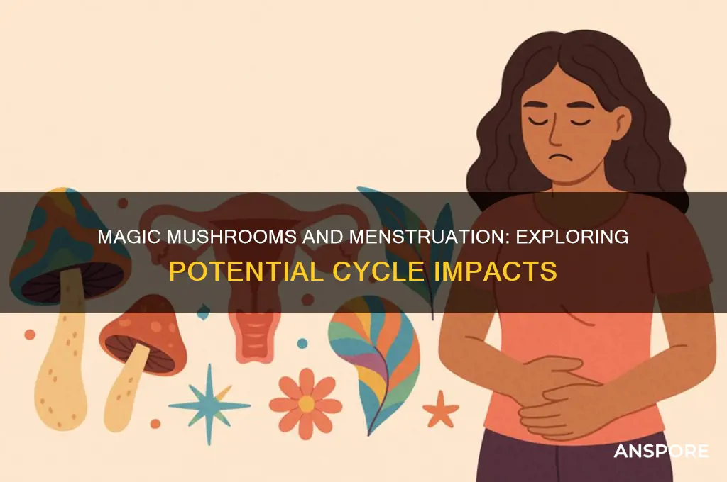 can magic mushrooms change a menstrual cycle