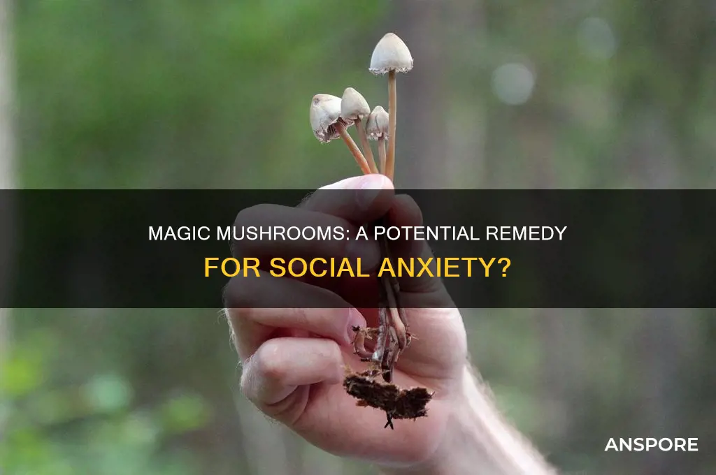 can magic mushrooms help with social anxiety