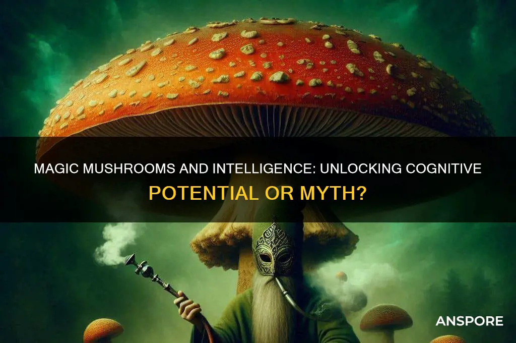 can magic mushrooms increase intelligence