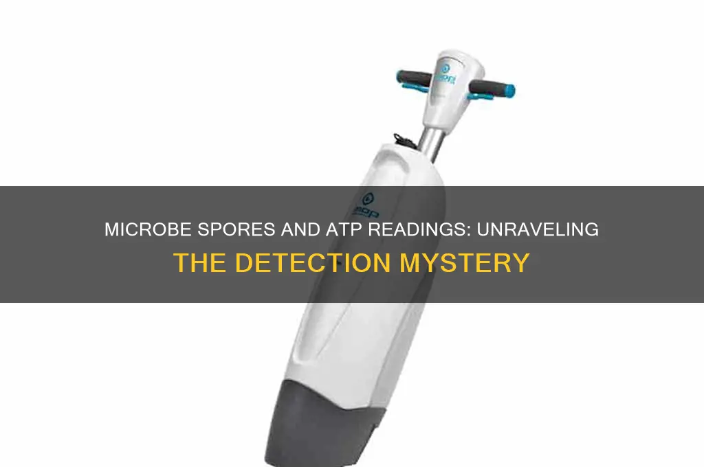 can microbe spores give a atp reading