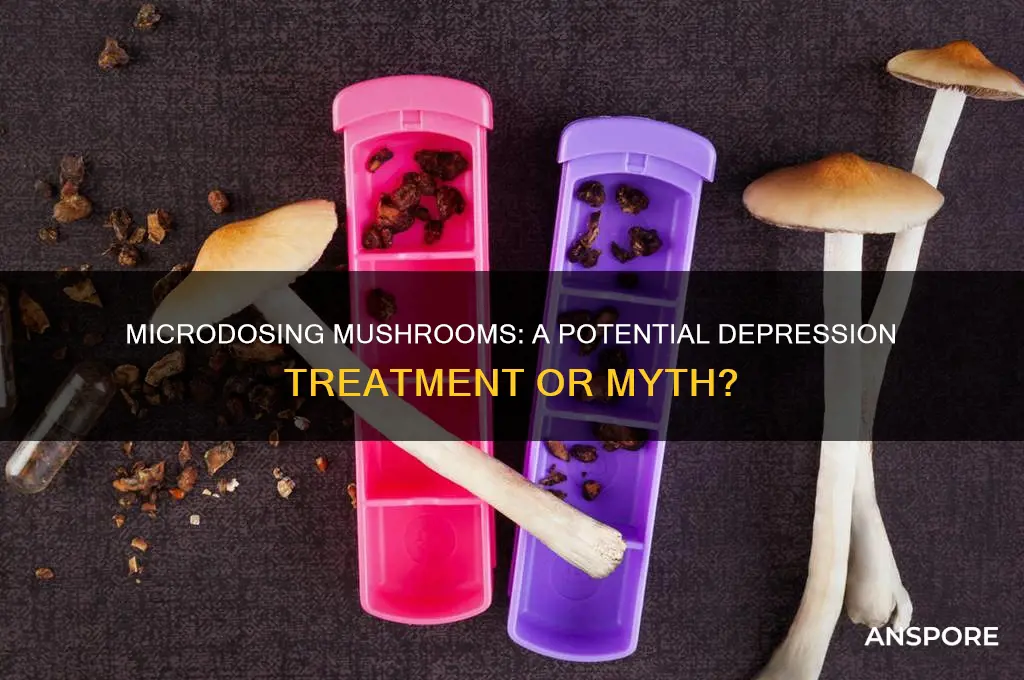can microdosing mushrooms cure depression