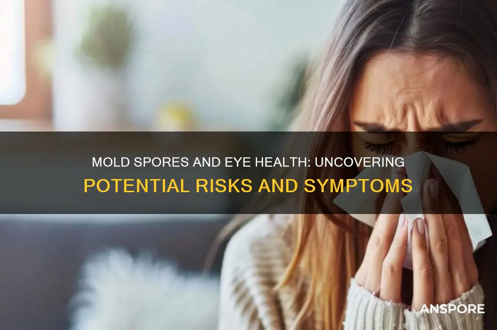 can mold spores cause eye problems