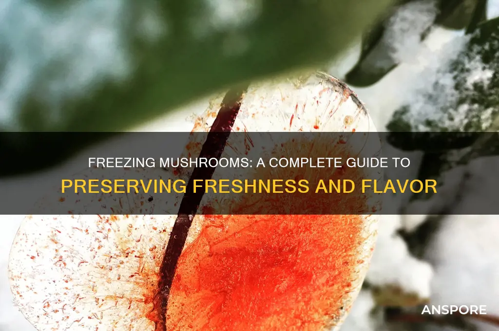 can mushroom be freezed
