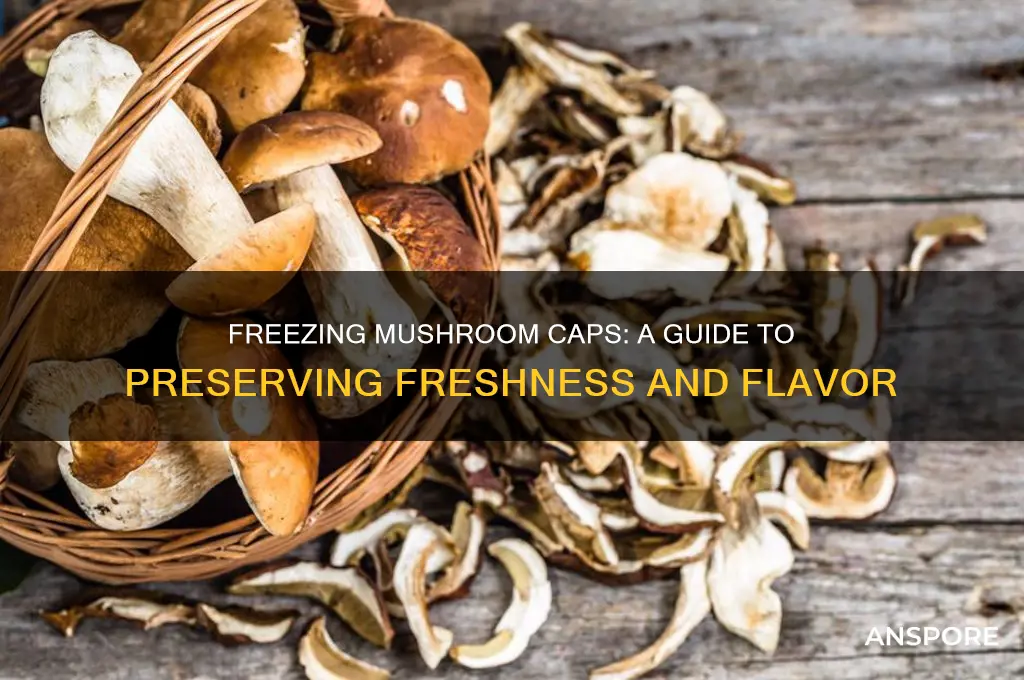 can mushroom caps be frozen