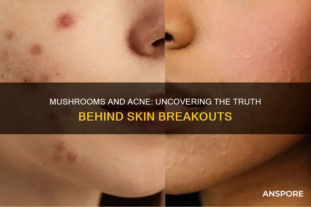 can mushroom cause acne