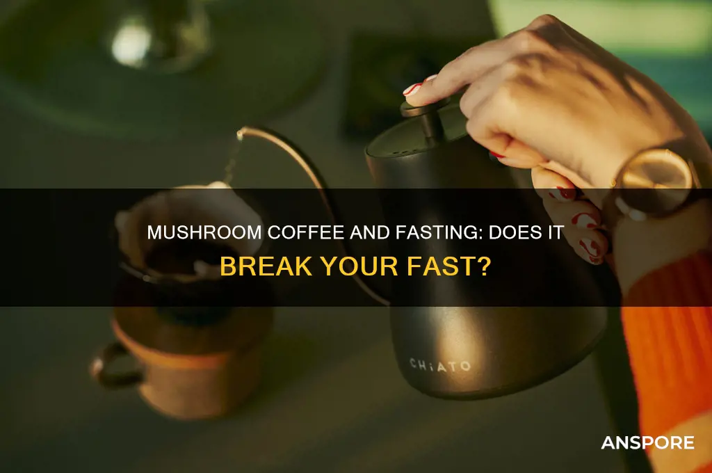 can mushroom coffee break a fast