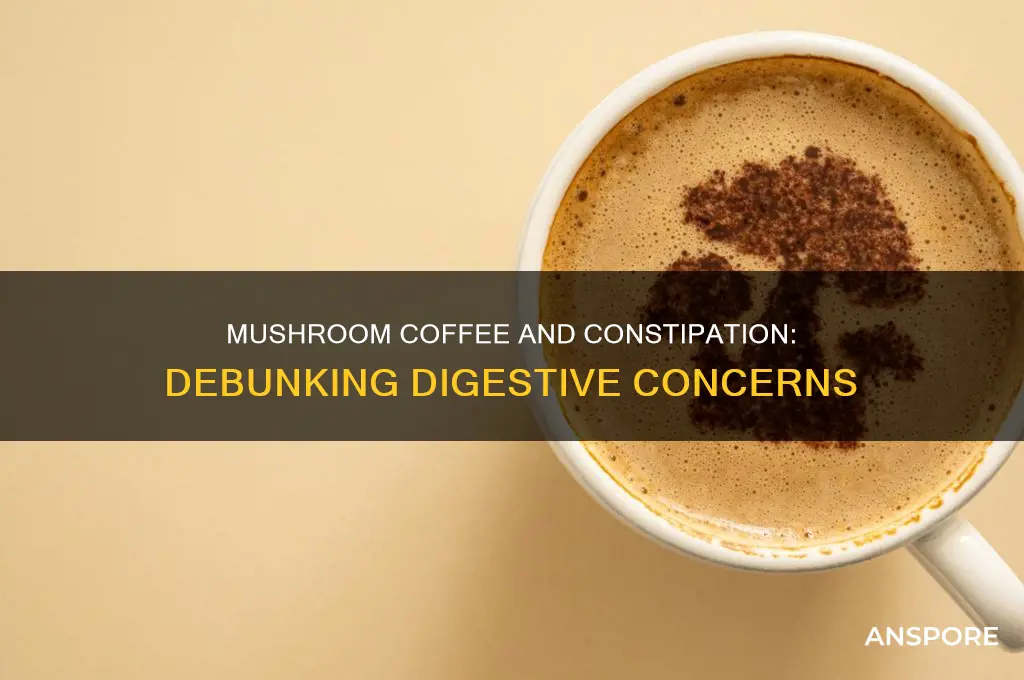 can mushroom coffee cause constipation
