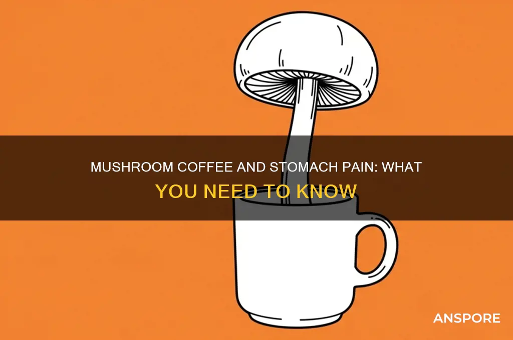 can mushroom coffee cause stomach pain