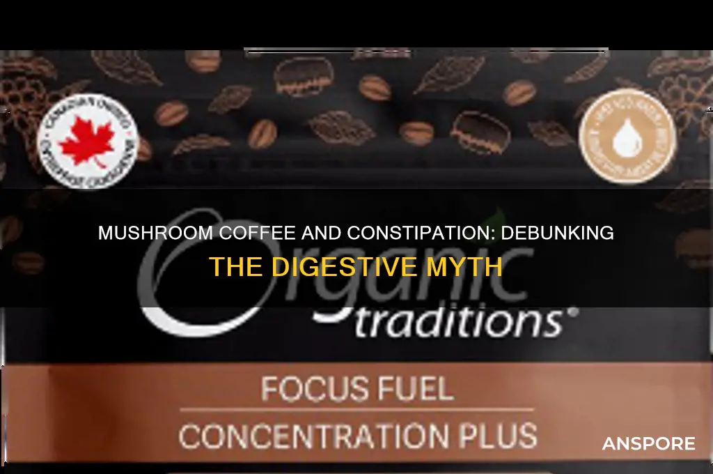 can mushroom coffee make you constipated