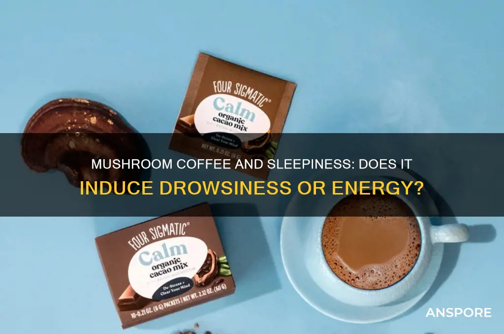 can mushroom coffee make you sleepy