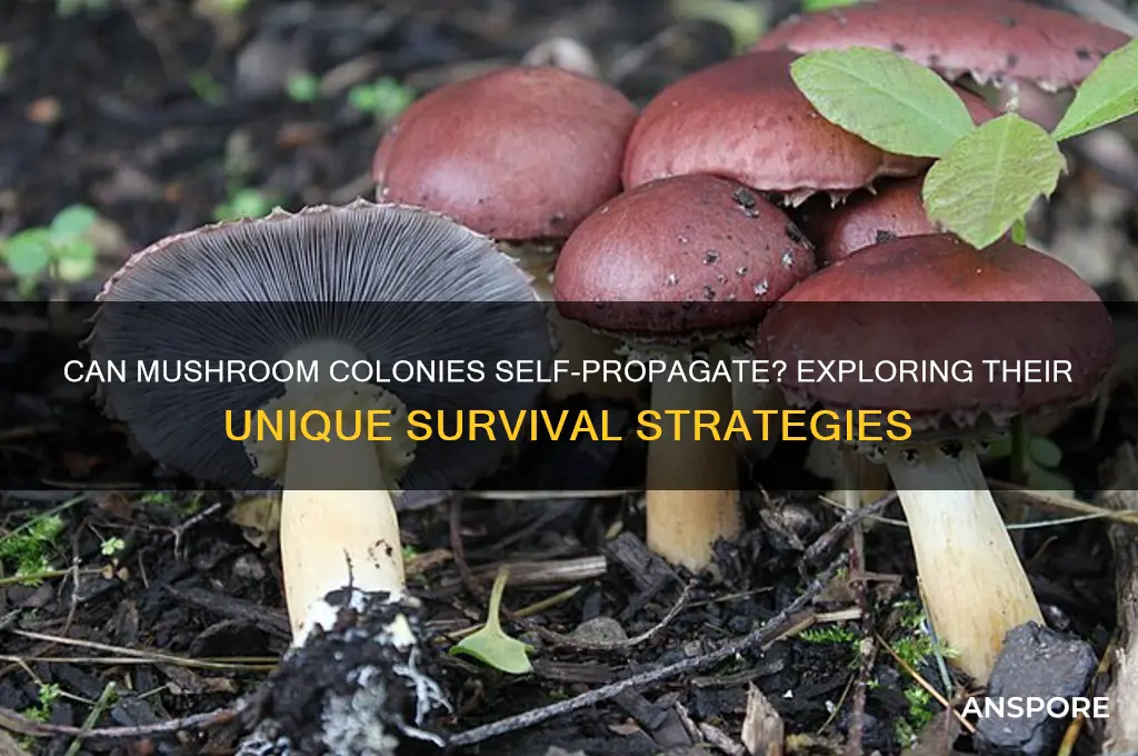 can mushroom colonies self propogate