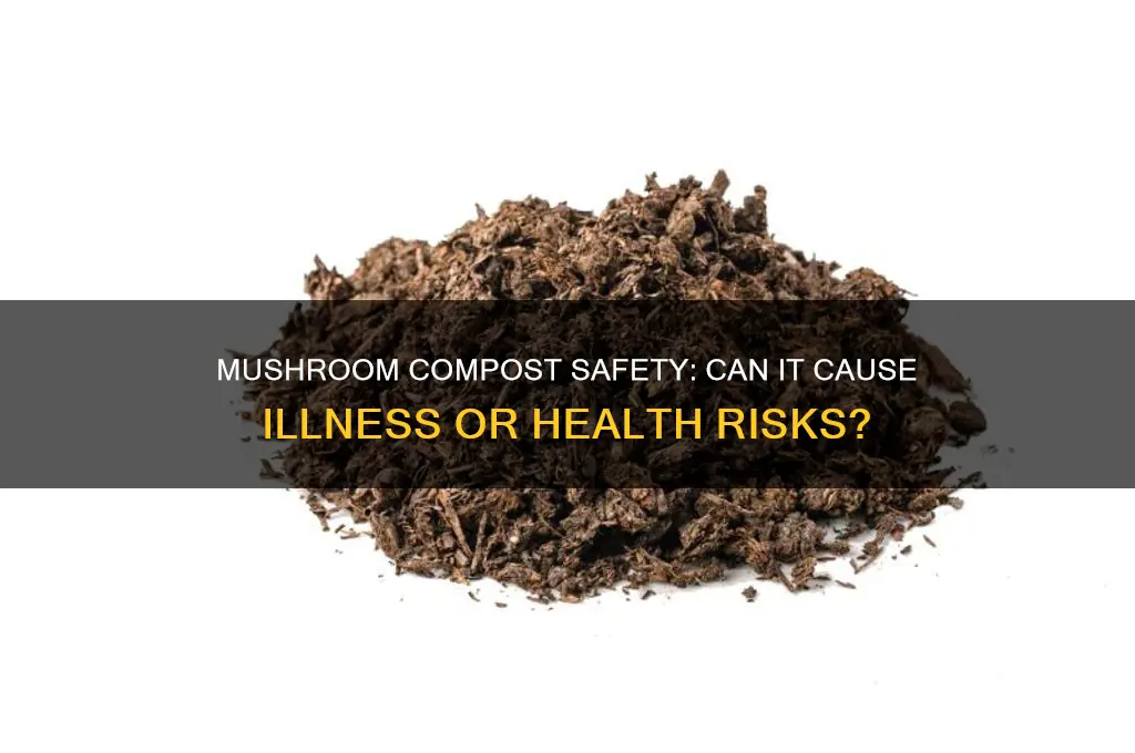can mushroom compost make you sick
