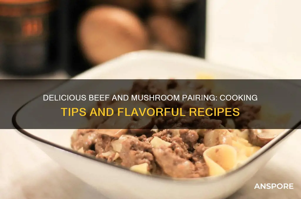 can mushroom cooked with beef