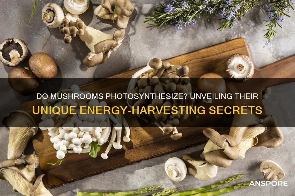 can mushroom do photosynthesis