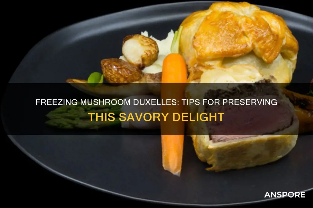 can mushroom duxelle be frozen