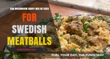 Mushroom Gravy Mix for Swedish Meatballs: A Flavorful Twist?