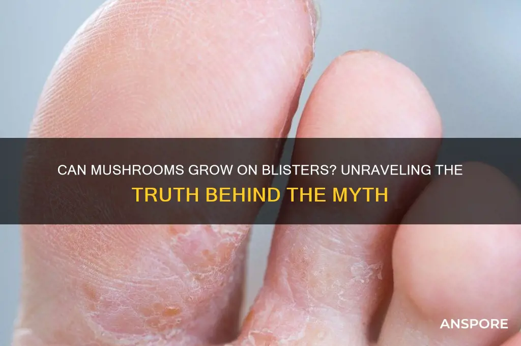 can mushroom grow on your blisters