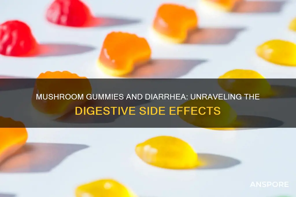 can mushroom gummies cause diarrhea