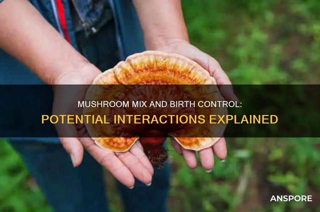 can mushroom mix interfere with birth control