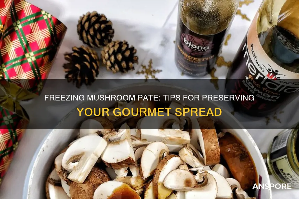 can mushroom pate be frozen